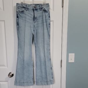 Light Blue Flared Women Jeans